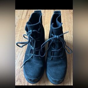 Sorel Black Ankle Boots